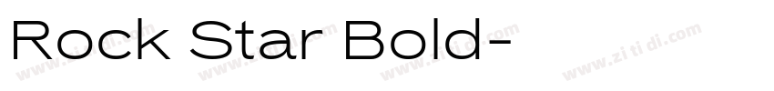 Rock Star Bold字体转换